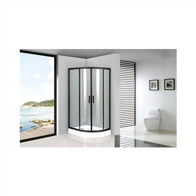 Černá sprchová kabina